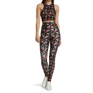Alice and Olivia Aaron High Waist Butterflies Leggings